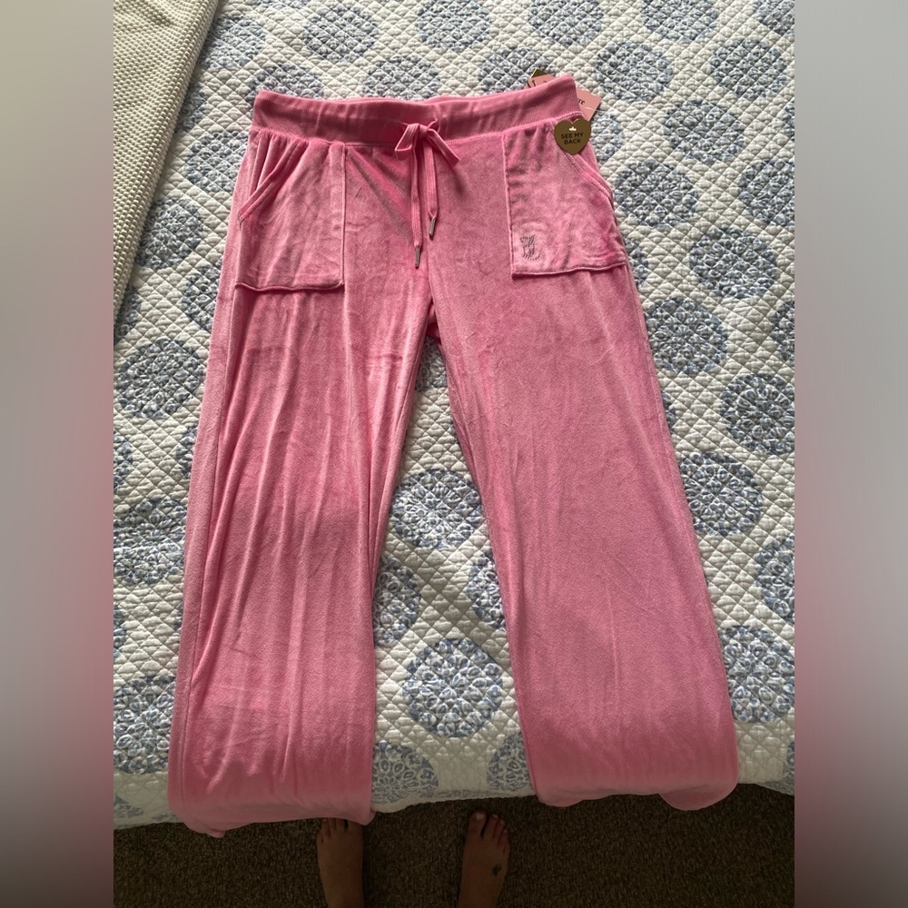 Pink Velour Lounge Pants